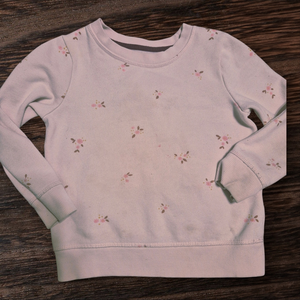 ⭐️⭐️5/$15 Cat & Jack Pink Floral Kids Sweatshirt